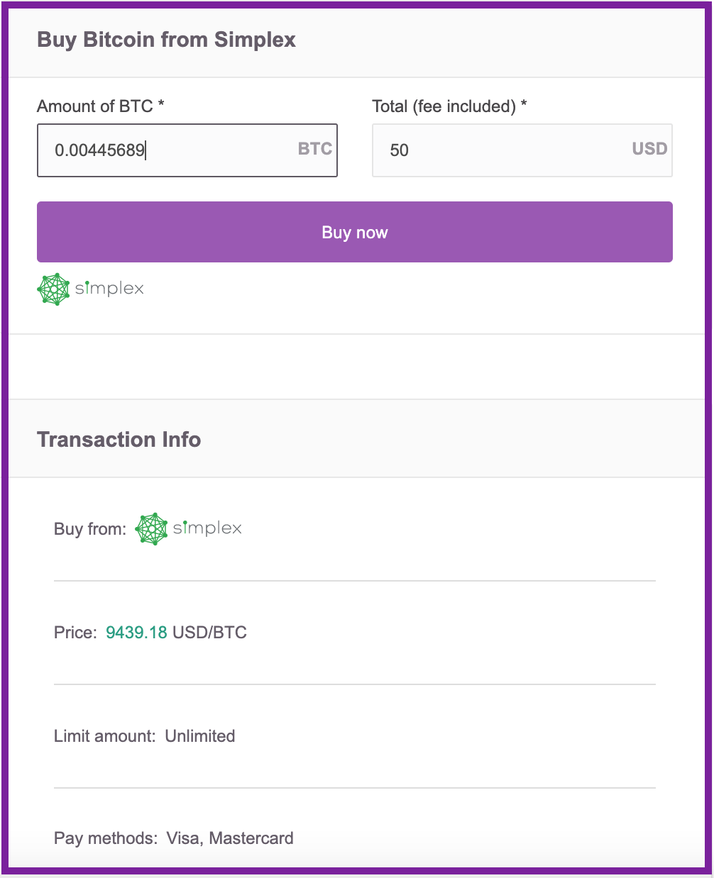 Use Simplex to Buy Bitcoin with Credit Card on Remitano