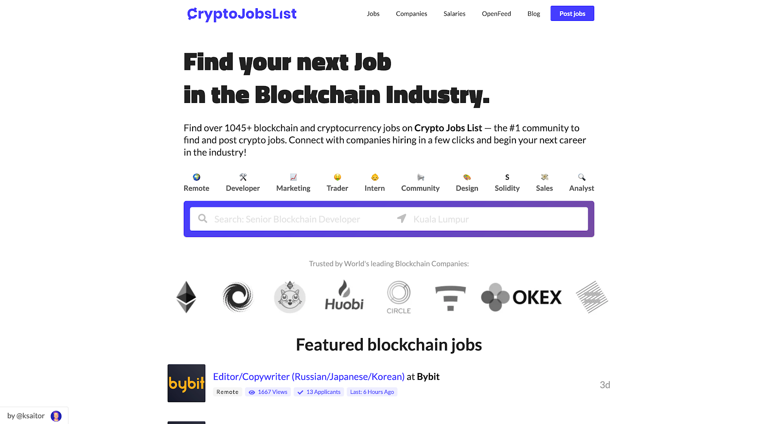 Blockchain Jobs Sites to Find Your Next Gig