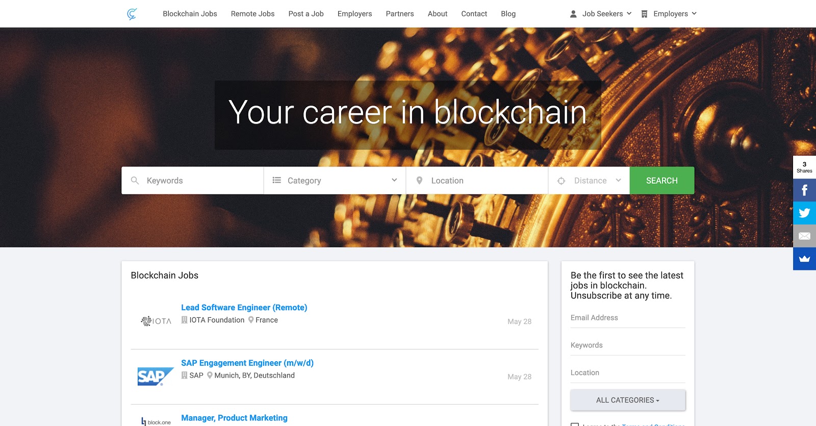 Blockchain Jobs Sites to Find Your Next Gig