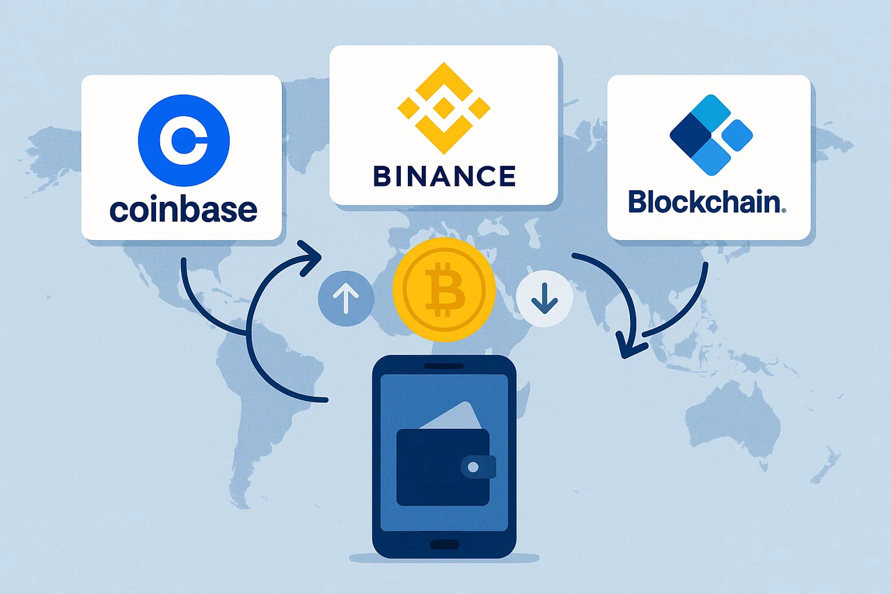 Navigating the World of Exchange Wallets: Coinbase, Binance & Blockchain.com